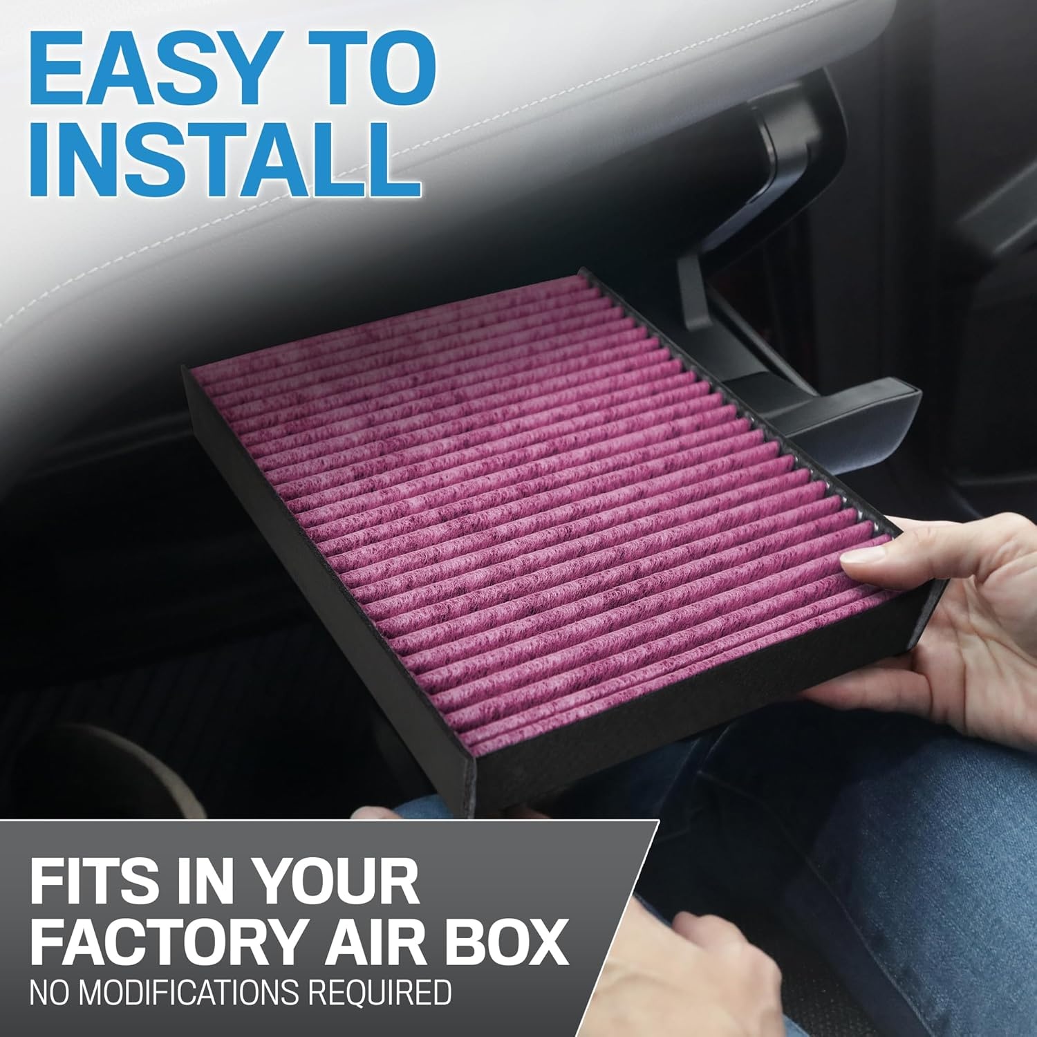 image:imageKampN Cabin Air Filter Extended Life Disposable Replacement Air Filter  Compatible with 20002022 VinfastBMW See Product Description for Select Models DVF6030
