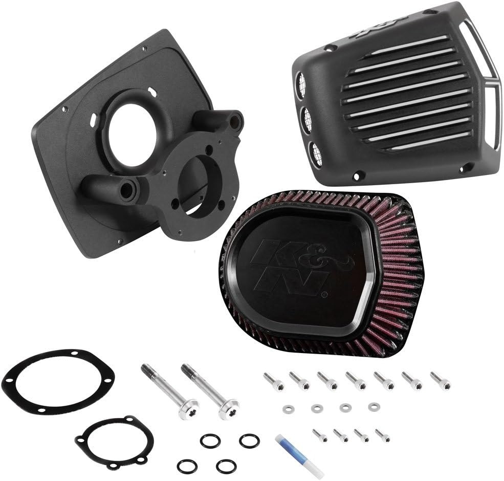 image:imageKampN Cold Air Intake System HighFlow Air Filter Increase Performance amp Acceleration Compatible with 20012017 Harley Davidson See Product Description for Selected Models RK3950