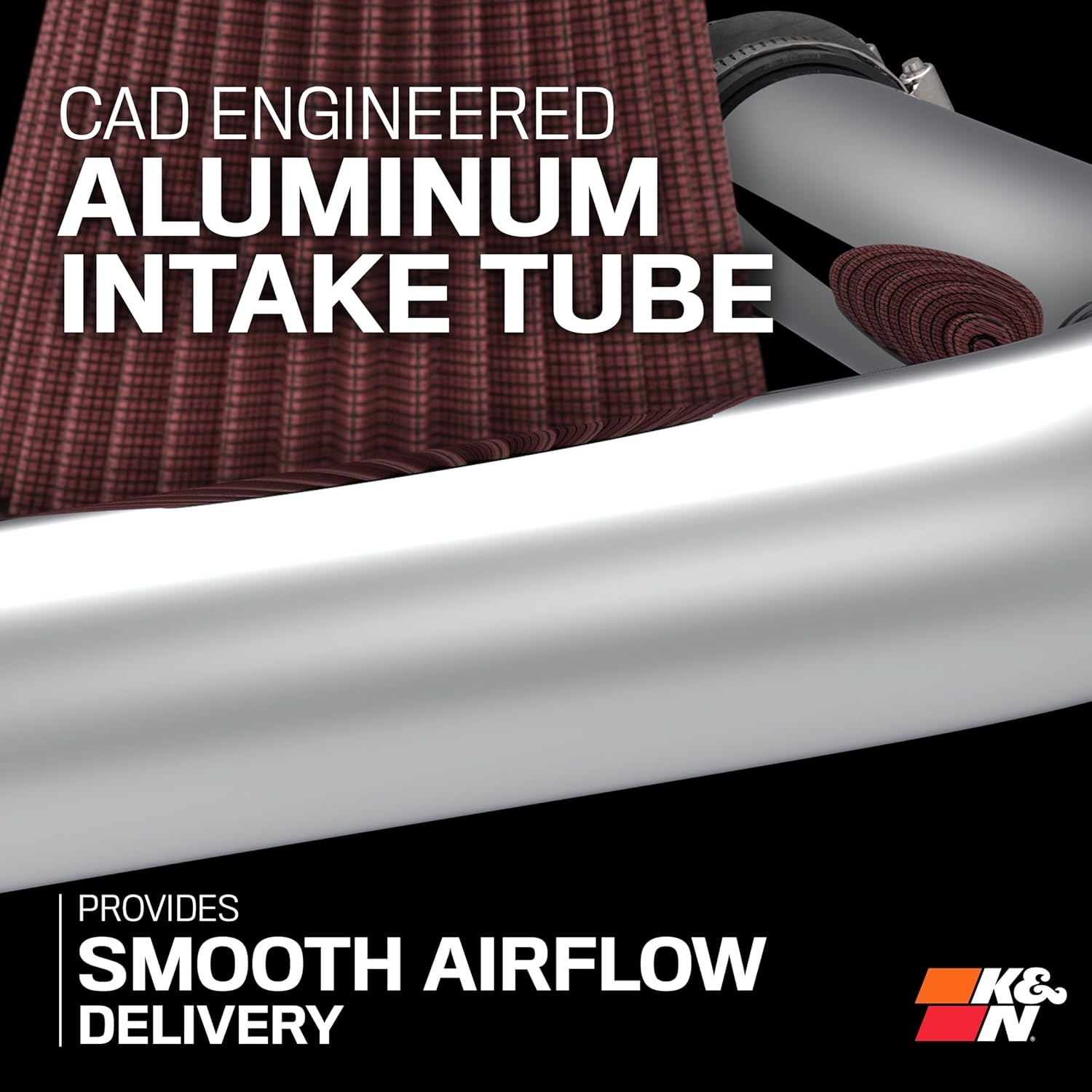 image:imageKampN Cold Air Intake System HighFlow Air Filter Increase Performance amp Acceleration Compatible with 20042007 Honda Accord 691209TS