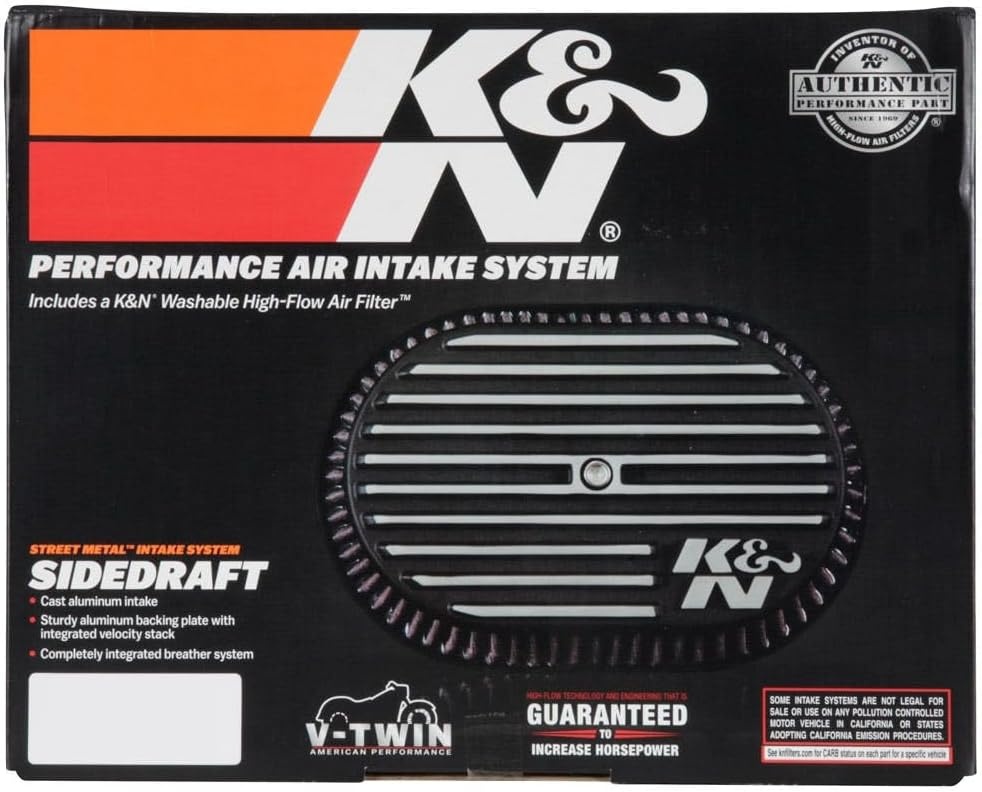 image:imageKampN Cold Air Intake System HighFlow Air Filter Increase Performance amp Acceleration Compatible with 20082017 Harley Davidson See Product Description for Select Models RK3952