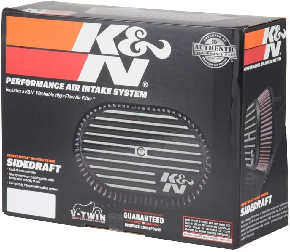 image:imageKampN Cold Air Intake System HighFlow Air Filter Increase Performance amp Acceleration Compatible with 20082017 Harley Davidson See Product Description for Select Models RK3952