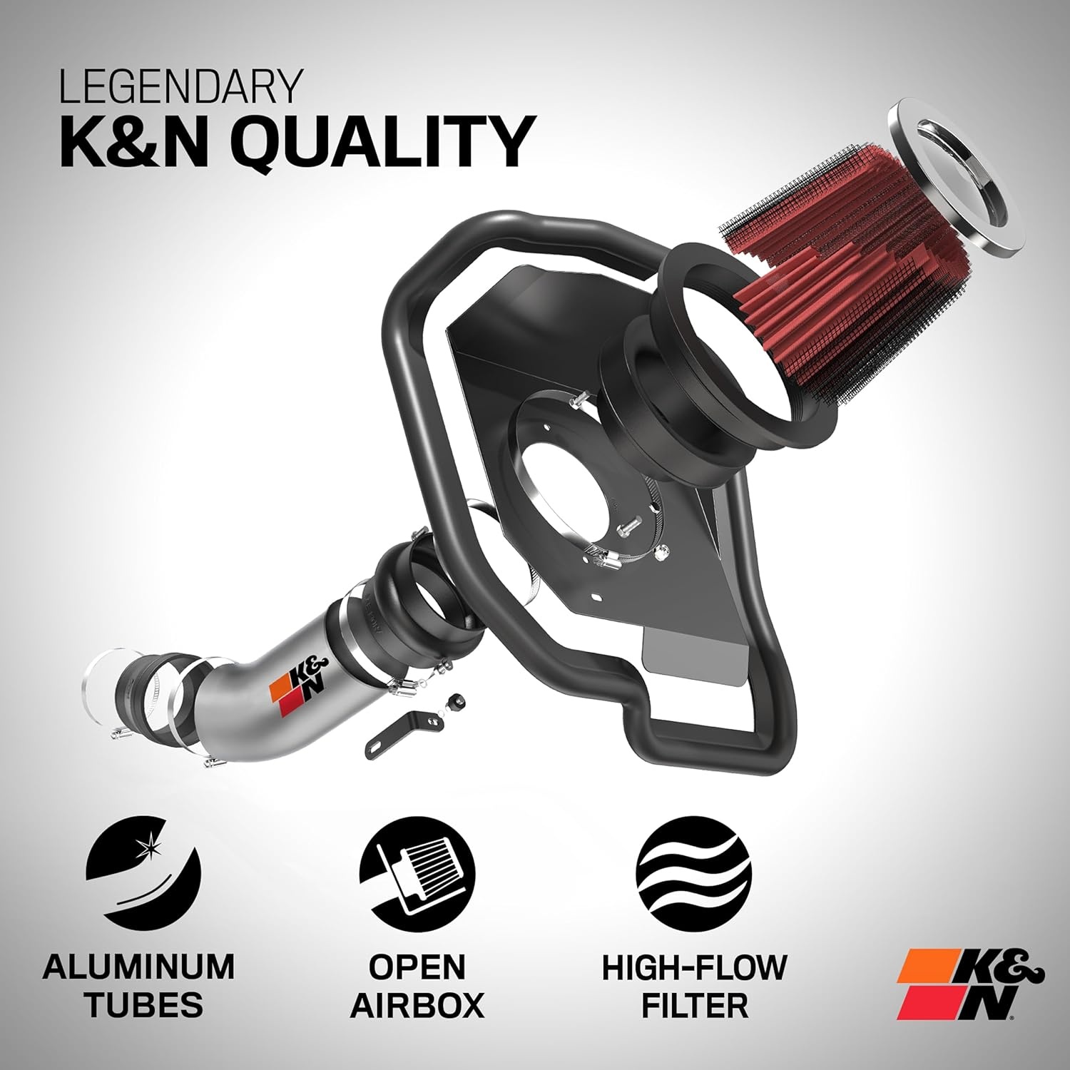 image:imageKampN Cold Air Intake System HighFlow Air Filter Increase Performance amp Acceleration Compatible with 20092016 Toyota Corolla 698757TTK