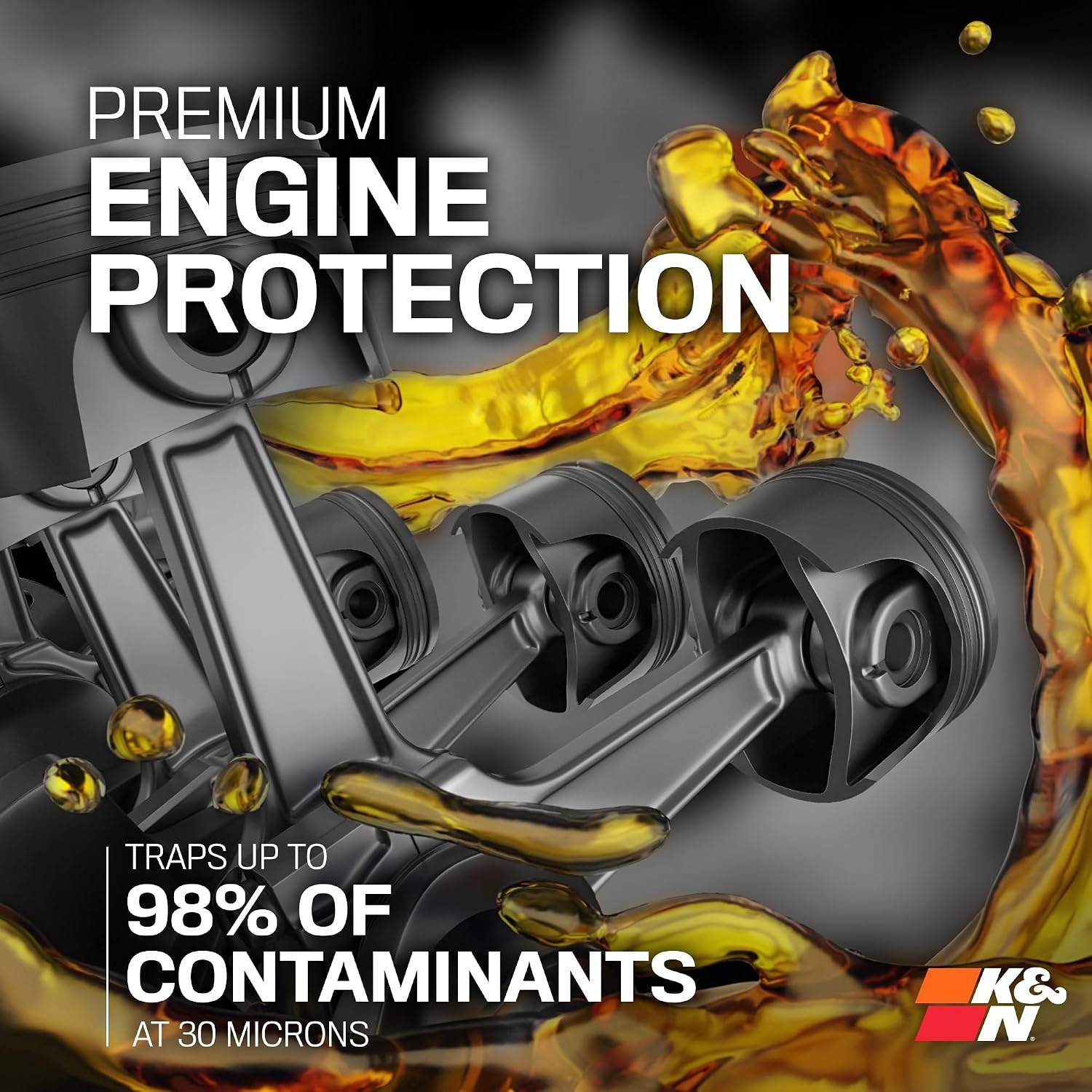 image:imageKampN Oil Filter 20000 Mile Engine Protection High Efficiency HP7025  Compatible with CHRYSLERDODGEJEEPRAM See Product Description for Select Models