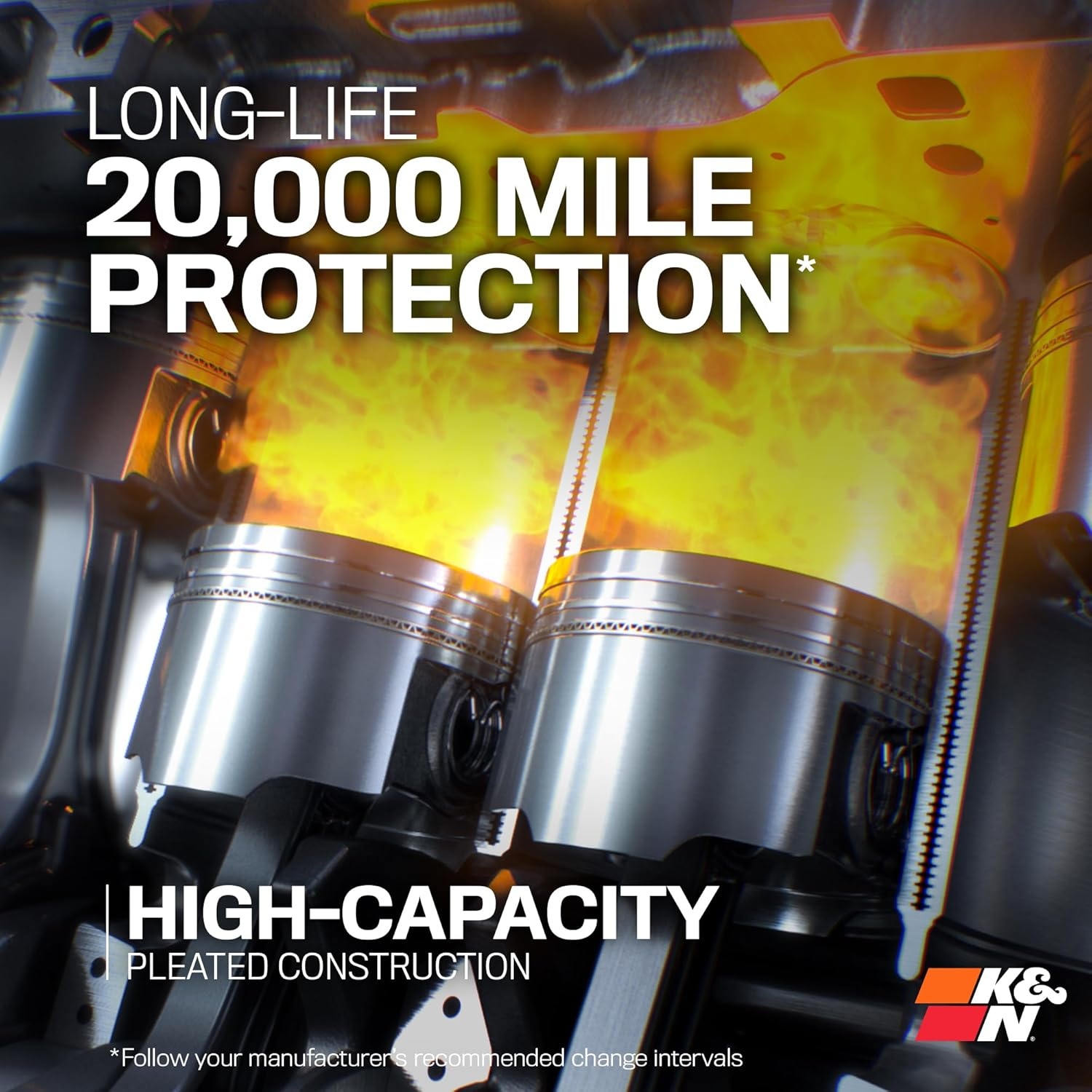 image:imageKampN Premium Oil Filter 20000 Mile Engine Protection High CapacityHigh Efficiency Compatible with FORDMAZDAMERCURY See Product Description for Select Models HP7013