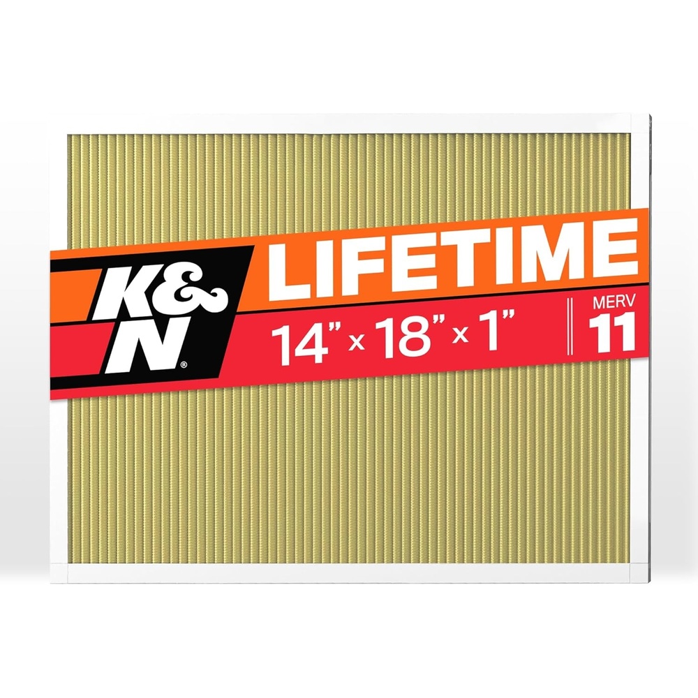 image:imageKampN 14X18X1 HVAC Furnace Air Filter Lasts a Lifetime Washable Merv 8 the Last HVAC Filter You Will Ever Buy Breathe Safely at Home or in the Office HVC811418Merv 11