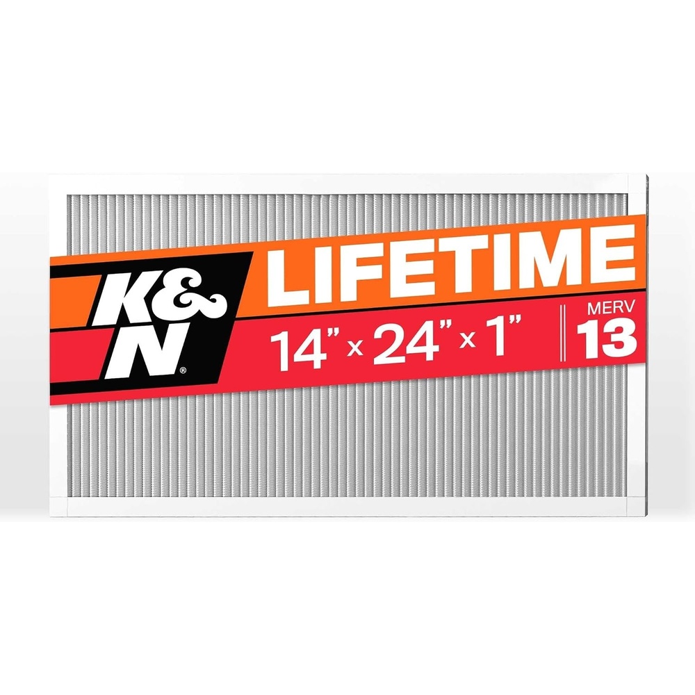 image:imageKampN 14X24X1 HVAC Furnace Air Filter Lasts a Lifetime Washable Merv 13 the Last HVAC Filter You Will Ever Buy Breathe Safely at Home or in the Office HVC1311424Merv 13