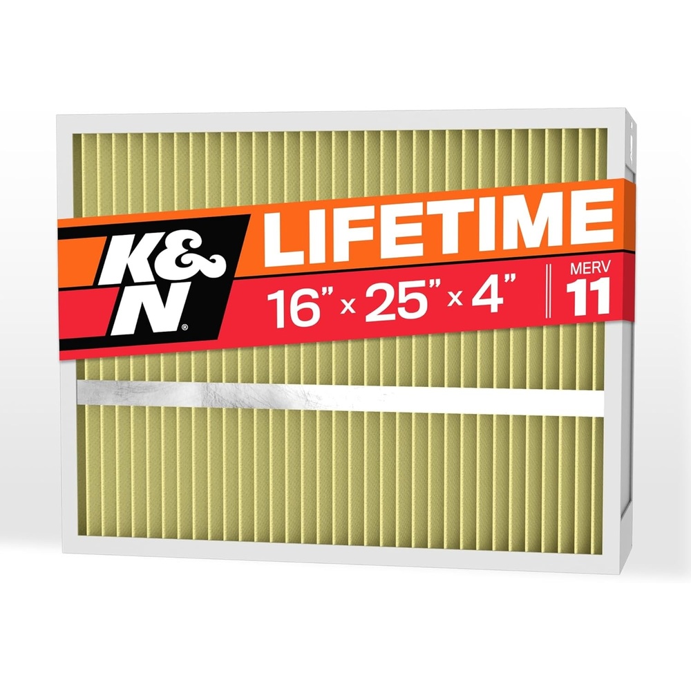 image:imageKampN 16X25X4 HVAC Furnace Air Filter Lasts a Lifetime Washable Merv 11 the Last HVAC Filter You Will Ever Buy Breathe Safely at Home or in the Office HVC41625Merv 11