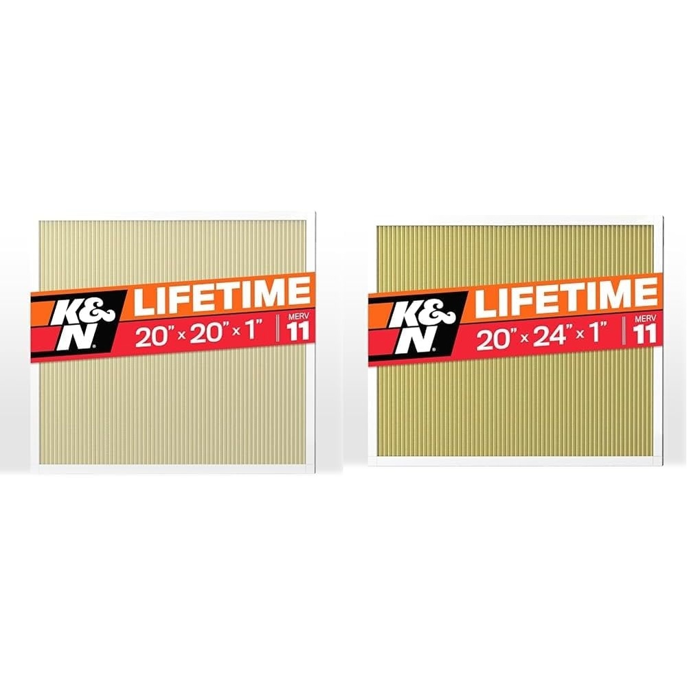 image:imageKampN 20x20x1 and 20x24x1 HVAC Furnace Air Filters Washable Merv 11 Lasts a Lifetime the Last HVAC Filters You Will Ever Buy