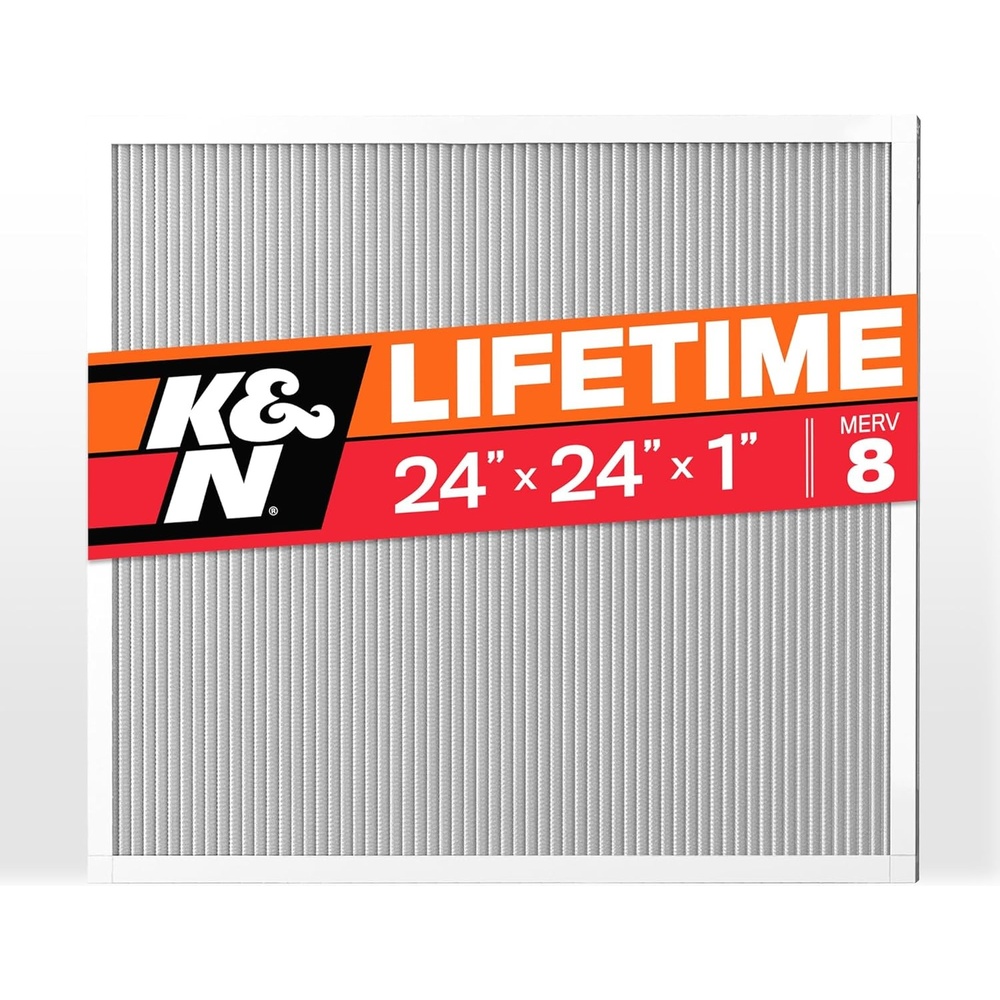 image:imageKampN 24X24X1 HVAC Furnace Air Filter Lasts a Lifetime Washable Merv 8 the Last HVAC Filter You Will Ever Buy Breathe Safely at Home or in the Office HVC812424Merv 8