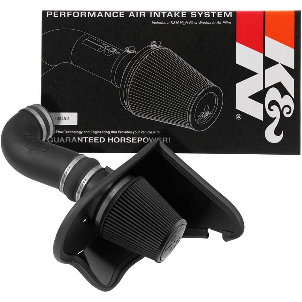 image:imageKampN Cold Air Intake System DryFlow Air Filter Increase Performance amp Acceleration Compatible with 20162024 CHEVROLET Camaro SS 303092Dry Flow Filter