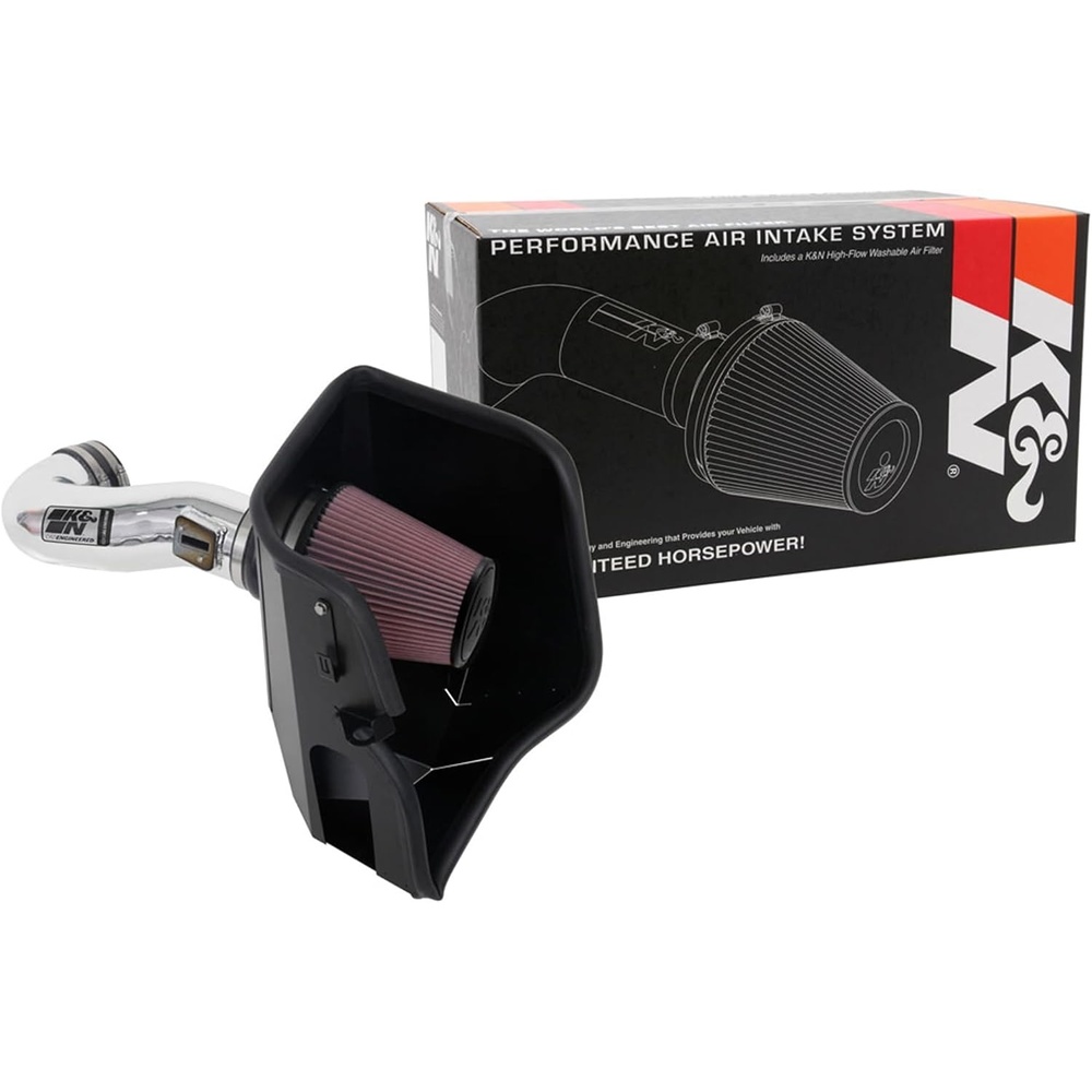 image:imageKampN Cold Air Intake System DryFlow Air Filter Increase Performance amp Towing Compatible with 20192026 ChevyGMCCadillac Silverado 1500 Suburban Tahoe Sierra 1500 Yukon Escalade 303110Metal Tube
