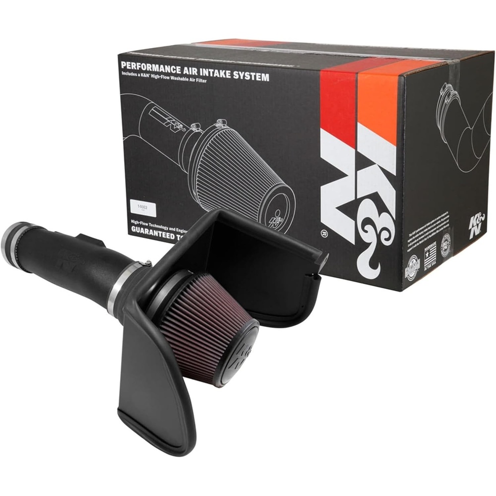 image:imageKampN Cold Air Intake System HighFlow Air Filter Increase Performance amp Towing Compatible with 20172024 Nissan Titan 636019