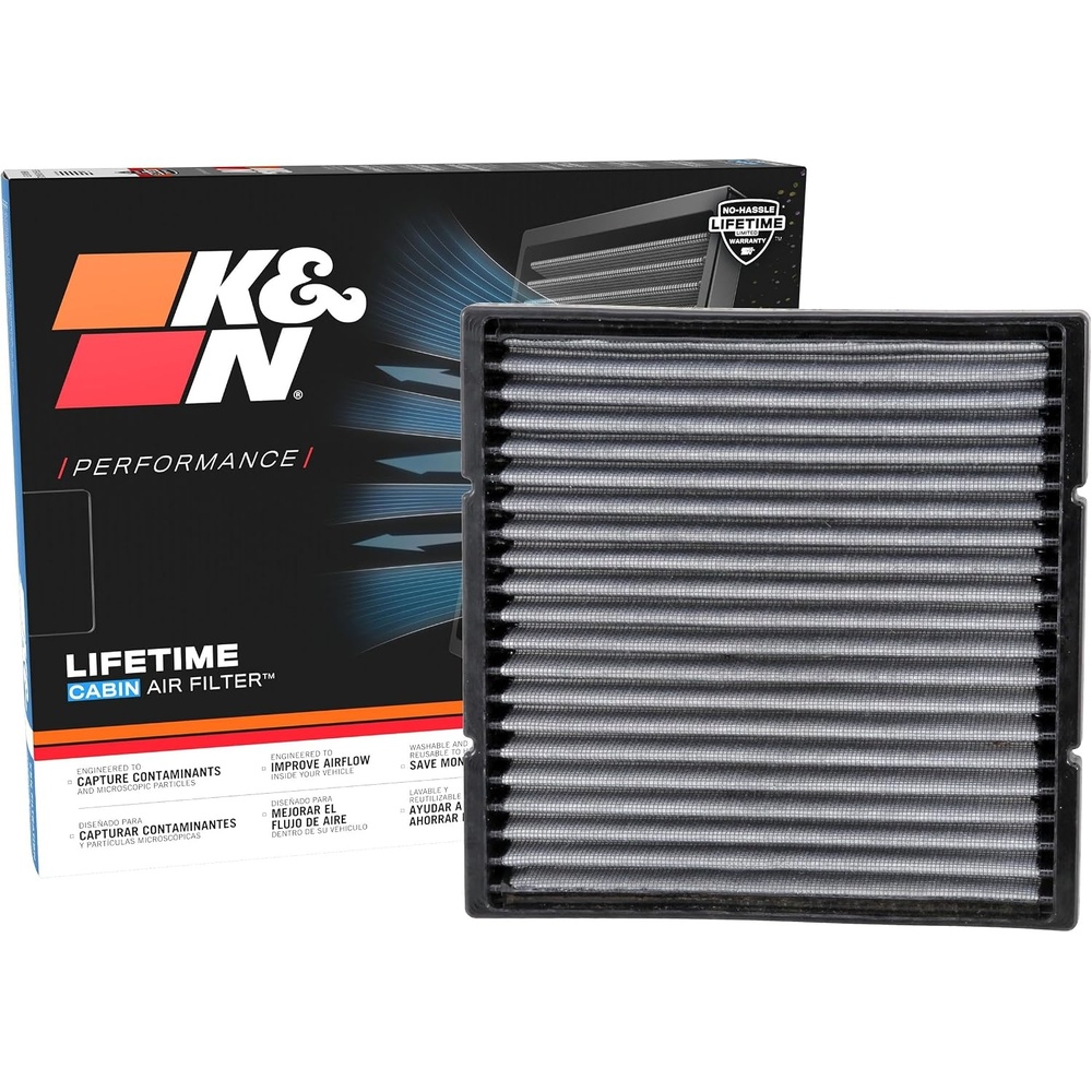 image:imageKampN LIFETIME Cabin Air Filter Premium Washable Reusable VF2002  Compatible with 20002017 LexusMitsubishiSubaruToyota83 x 84 x 06