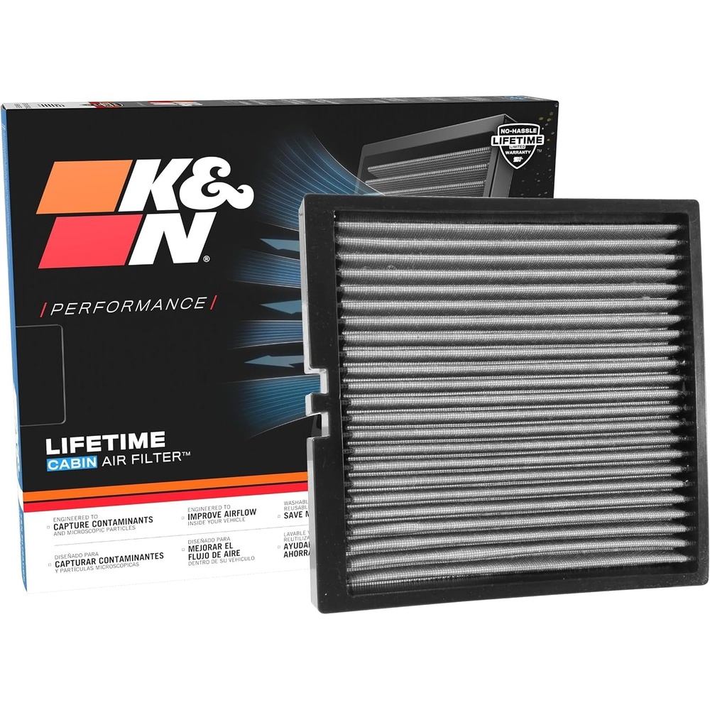 image:imageKampN LIFETIME Cabin Air Filter Washable Clean Air for your Cabin VF2044  Compatible with 20142020 ChervoletCadillacGMC Silverado Sierra  Subruban Tahoe2 x 10 x 11 Pack of 12