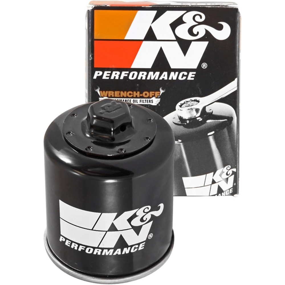 image:imageKampN Motorcycle Oil Filter High Performance Designed to be used with Synthetic or Conventional Oils Wrench Off Nut Fits Select Piaggio Aprilia Derbi Peugeot Malaguti Gilera Vehicles KN183