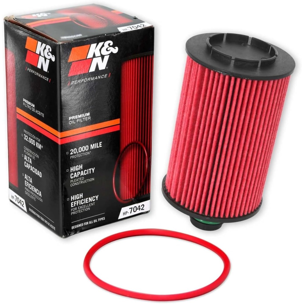 image:imageKampN Oil Filter 20000 Mile Engine Protection High Efficiency HP7042  Compatible with 20142020 JEEPRAM See Product Description for Select Models