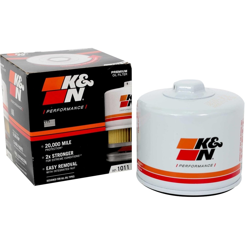 image:imageKampN Oil Filter 20000 Mile Engine Protection with Wrench Off Nut HP1011  Compatible with Select CHEVROLETGMCOLDSMOBILEPONTIAC Vehicle Models See Product Description for Select Models