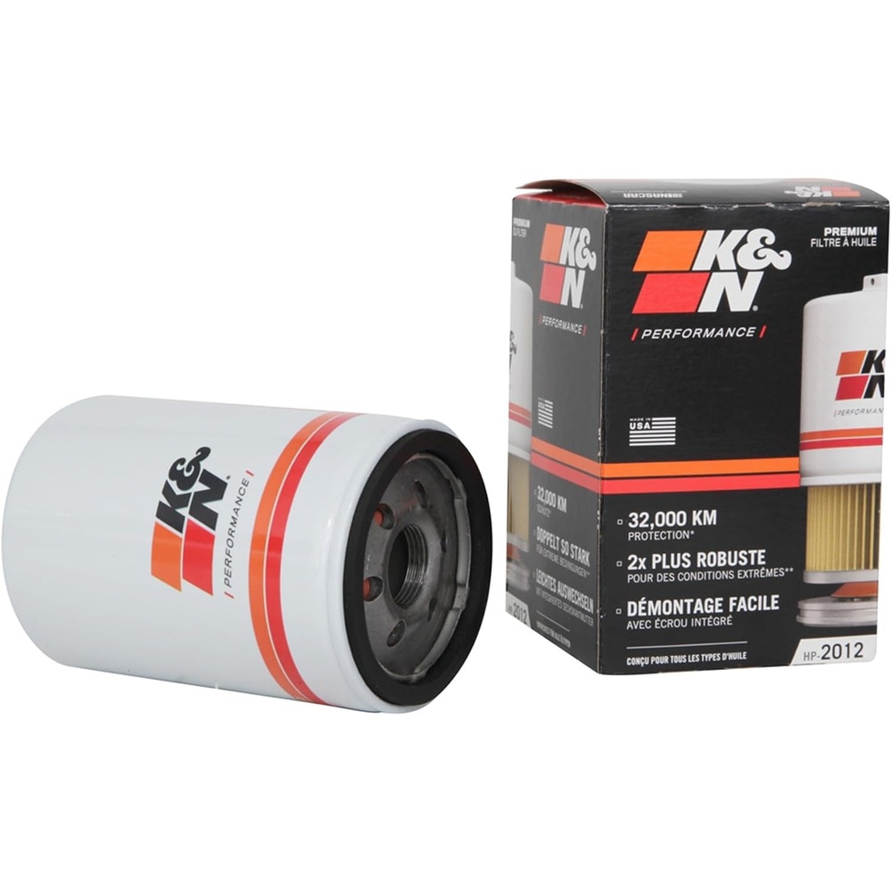 image:imageKampN Oil Filter 20000 Mile Engine Protection with Wrench Off Nut HP2012  Compatible with 20112026 GMCCadillacChervoletBuick See Product Description for Select ModelsPack of 1