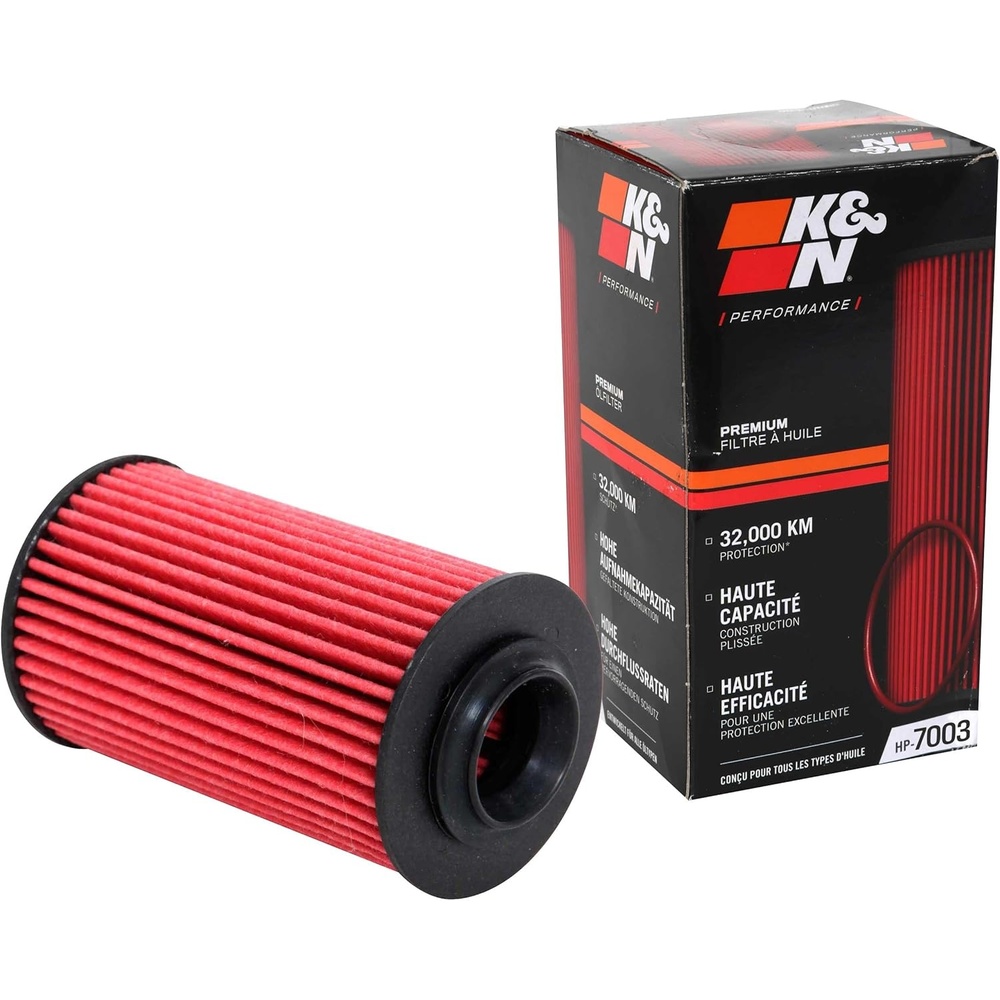 image:imageKampN Premium Oil Filter 20000 Mile Engine Protection High CapacityHigh Efficiency Compatible with Select CHEVROLETOLDSMOBILECADILLACSAAB See Product Description for Select Models HP7003
