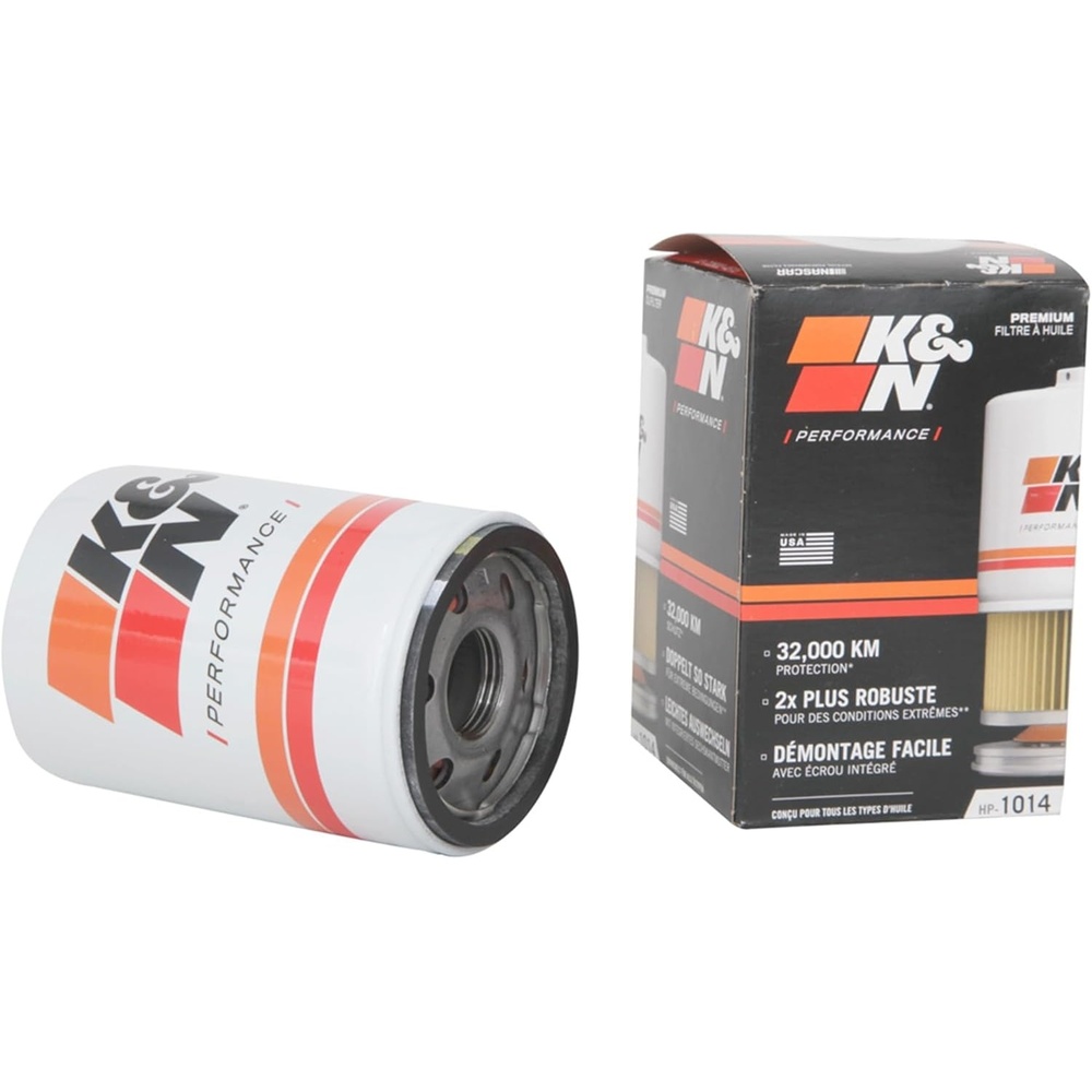 image:imageKampN Premium Oil Filter 20000 Mile Engine Protection with Wrench Off Nut Compatible with Select JAGUARLAND ROVERLINCOLNFORD Vehicle Models See Product Description for Select Models HP1014
