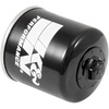 image:imageKampN Motorcycle Oil Filter High Performance Black Oil Filter with 17mm nut designed to be used with synthetic or conventional oils fits Honda Kawasaki Triumph Yamaha Motorcycles KN204