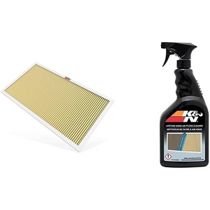 K&N 16x20x1 HVAC Furnace Air Filter & K&N 99-6010 Furnace filter cleaner bundle(14x25x1 filter & furnace filter cleaner)
