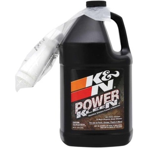K&N Air Filter Cleaner and Degreaser: Power Kleen; 1 Gallon; Restore Engine Air Filter Performance, 99-0635, BLACK