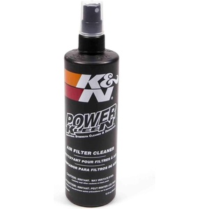 K&N Air Filter Cleaner and Degreaser: Power Kleen; 12 Oz Spray Bottle; Restore Engine Air Filter Performance, 99-0606, Black(1 Count (Pack of 1))