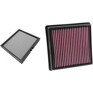 K&N Cabin Air Filter + Engine Air Filter for Select 2011-2020 Jeep/Dodge (Grand Cherokee, Durango) Vehicle Models