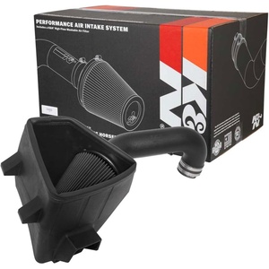 K&N Cold Air Intake System: Dry-Flow Air Filter, Increase Performance & Towing: Compatible with 2019-2024 RAM 1500, 30-1578(Dry Flow)