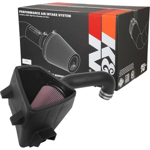 K&N Cold Air Intake System: Dry-Flow Air Filter, Increase Performance & Towing: Compatible with 2019-2024 RAM 1500, 30-1578(Roto Molded)
