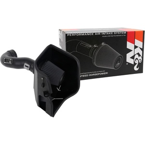 K&N Cold Air Intake System: Dry-Flow Air Filter, Increase Performance & Towing: Compatible with 2019-2026 Chevy/GMC/Cadillac Silverado 1500, Suburban, Tahoe, Sierra 1500, Yukon, Escalade, 30-3110(Black Hawk)