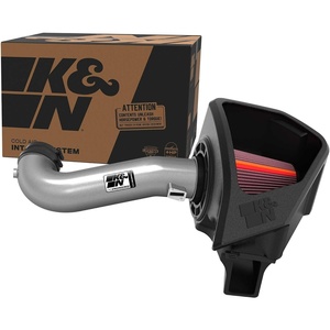 K&N Cold Air Intake System: Dry-Flow Air Filter, Increase Performance & Towing: Compatible with 2019-2026 Chevy/GMC/Cadillac Silverado 1500, Suburban, Tahoe, Sierra 1500, Yukon, Escalade, 30-3110(NextGen Metal Intake)