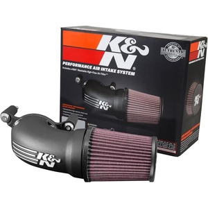 K&N Cold Air Intake System: High-Flow Air Filter, Increase Performance & Acceleration: Compatible with 2001-2017 Harley Davidson: (See Product Descriptions for Select Models), 57-1137S(Black)