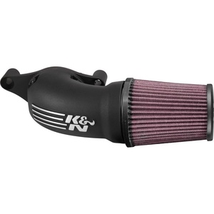 K&N Cold Air Intake System: High-Flow Air Filter, Increase Performance & Acceleration: Compatible with 2017-2021 Harley Davidson: (See Product Description for Selected Models) 57-1139