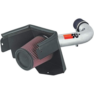 K&N Cold Air Intake System: High-Flow Air Filter, Increase Performance & Towing: Compatible with 2007-20011 JEEP: Wrangler, Wrangler III, 57-1553(Metal)
