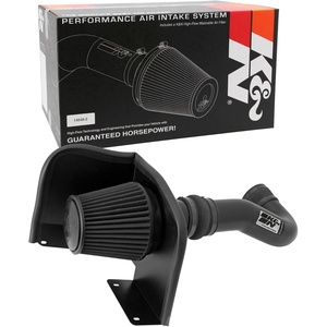 K&N Cold Air Intake System: High-Flow Air Filter, Increase Performance & Towing: Compatible with 2007-2008 Chevy/GMC/Cadillac Silverado, Suburban, Tahoe, Sierra, Yukon, Escalade, Avalanche, 57-3058(Black Hawk)