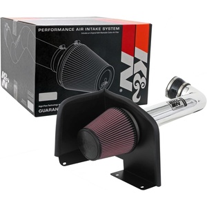 K&N Cold Air Intake System: High-Flow Air Filter, Increase Performance & Towing: Compatible with 2009-2014 Chevy/GMC/Cadillac Silverado, Suburban, Tahoe, Sierra, Yukon, Escalade, Avalanche, 77-3070KP(Metal)