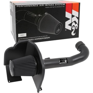 K&N Cold Air Intake System: High-Flow Air Filter, Increase Performance & Towing: Compatible with 2014-2020 Chevy/GMC/Cadillac Silverado 1500, Suburban, Tahoe, Sierra 1500, Yukon, Escalade, 63-3082(Black Hawk)