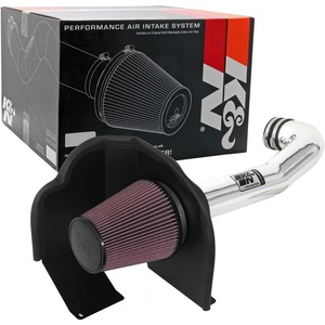 K&N Cold Air Intake System: High-Flow Air Filter, Increase Performance & Towing: Compatible with 2014-2020 Chevy/GMC/Cadillac Silverado 1500, Suburban, Tahoe, Sierra 1500, Yukon, Escalade, 63-3082(Metal Intake)
