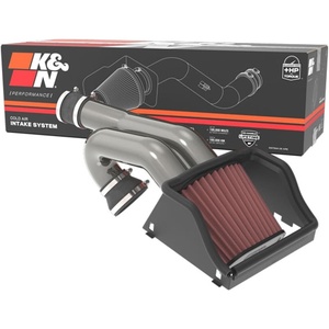 K&N Cold Air Intake System: High-Flow Air Filter, Increase Performance & Towing: Compatible with 2015-2026 FORD Expedition, F150, F150 Raptor, 77-2617KC(Metal Tube)