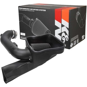 K&N Cold Air Intake System: High-Flow Air-Filter, Increase Performance & Horsepower: Compatible with 2018-2023 FORD Mustang GT, 30-2605(Dry Flow Intake)