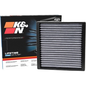 K&N LIFETIME Cabin Air Filter: Premium, Washable, Clean Air for your Cabin | Compatible with Select 1999-2023 Dodge/Pontiac/Subaru/Toyota: Dart, Vibe, Liberty, Tacoma, Voltz, VF2005(2″ x 10″ x 11″)