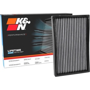K&N LIFETIME Cabin Air Filter: Premium, Washable, Reusable VF3018 | Compatible with 2005-2018 Cadillac/Chevrolet