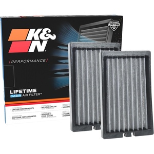 K&N LIFETIME Cabin Air Filter: Washable, Clean Air for your Cabin, VF2064 | Compatible with 2018-2025 JEEP: Wrangler, Gladiator(9.9″ x 11.4″ x 1.9″)
