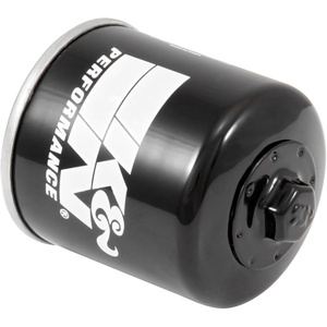 K&N Motorcycle Oil Filter: High Performance Black Oil Filter with 17mm nut designed to be used with synthetic or conventional oils fits Honda, Kawasaki, Triumph, Yamaha Motorcycles KN-204