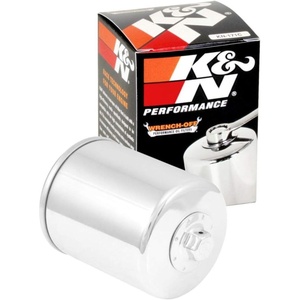 K&N Motorcycle Oil Filter: High Performance, Premium, Designed to be used with Synthetic or Conventional Oils, Wrench Off Nut: Fits Select Harley Davidson, Buell Motorcycles, KN-171C