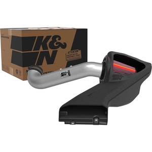K&N NextGen Cold Air Intake System: High-Flow Cotton Filter: Compatible with 2015-2025 FORD: F150, 50-2591(NextGen Metal Intake)