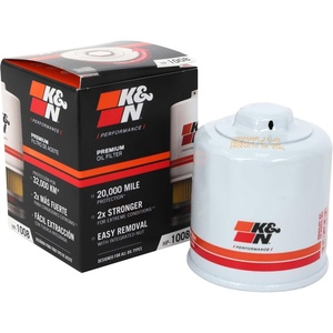 K&N Oil Filter: 20,000 Mile Engine Protection with Wrench Off Nut, HP-1008 | Compatible with Select 1990-2026 INFINITI/MAZDA/NISSAN/SUBARU Vehicle Models (See Description for Select Models)(Oil Filter-12 Pack)