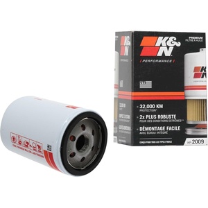 K&N Oil Filter: 20,000 Mile Engine Protection with Wrench Off Nut, HP-2009 | Compatible with Select MAZDA/FORD/LINCOLN/DODGE Vehicle Models (See Product Description for Select Models)(1 inch)